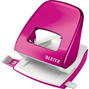 Leitz Locher "NeXXt WOW", Blister pink 30 Blatt