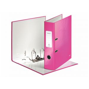 Leitz Ordner "WOW" pink-metallic 80 mm