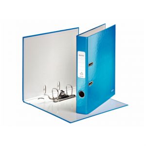 Leitz Ordner "WOW" blau-metallic 50 mm