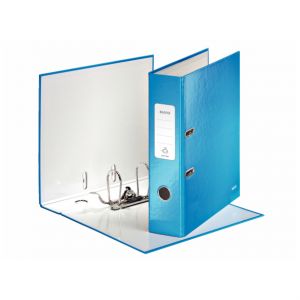 Leitz Ordner "WOW" blau-metallic 80 mm