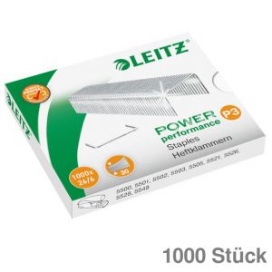Leitz Heftklammern 26/6 verzinkt 1.000St.