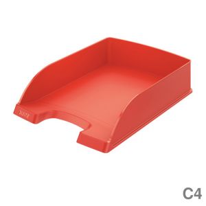 Leitz Briefkorb C4 "Plus" hellrot 255 x 360 x 70 mm