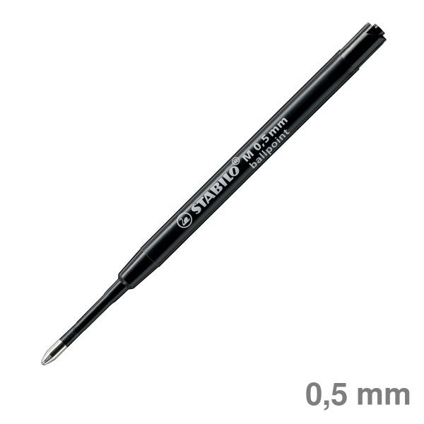 Stabilo Kugelschreibermine "Ballpoint Refill" Schwarz 0,5 Mm